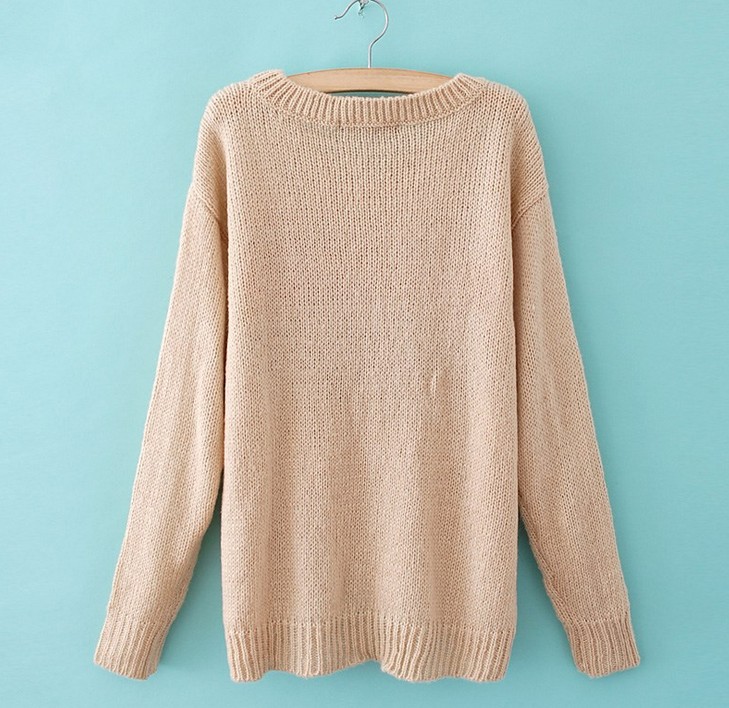 Cute Fox Face Leisure Sweater on Luulla